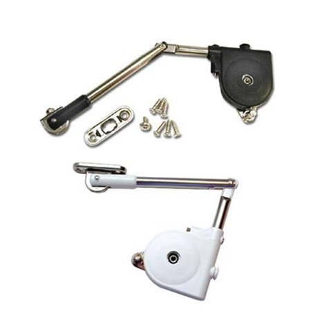 Hd HD SUSDS C100 BLK Sugatsune Lid Stay 90 Deg. Open With Soft Open - Black SUSDS C100 BLK